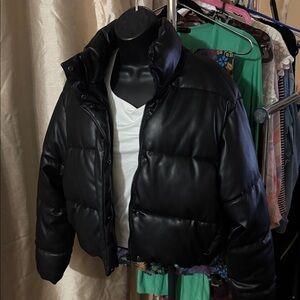 Zara Black Puffer Jacket
